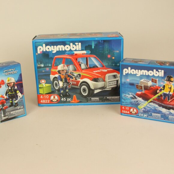 Playmobile Fire Department Play Sets Never Opened - Picture 3 of 6